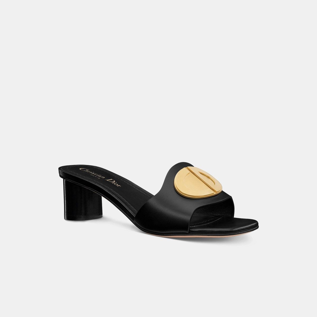Dior o1bcso1str0225 Heeled Slide in Black Size US 8 / IT 38 - 2 Thumbnail