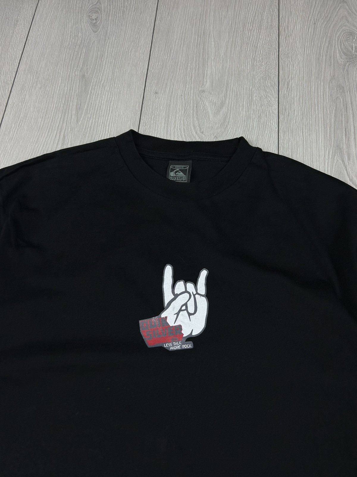 Quiksilver × Vintage Quiksilver Vintage Men’s Black T Shirt Size M Size US M / EU 48-50 / 2 - 2 Thumbnail