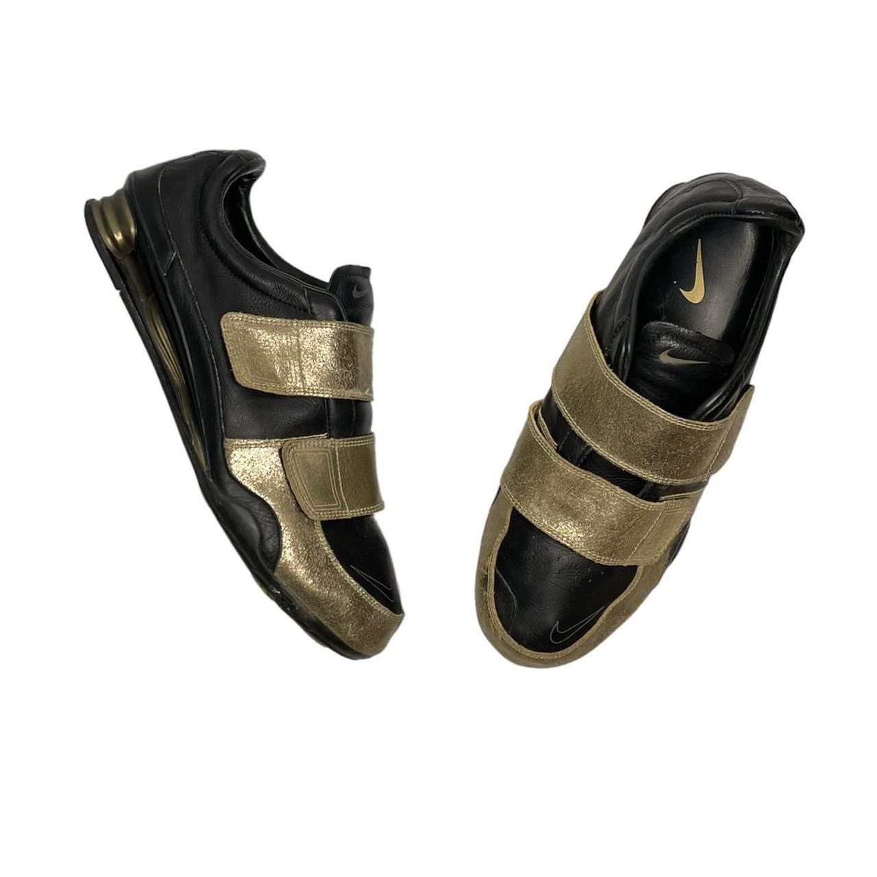 image of Nike Shox Shoes in Black/Gold, Men's (Size 11)