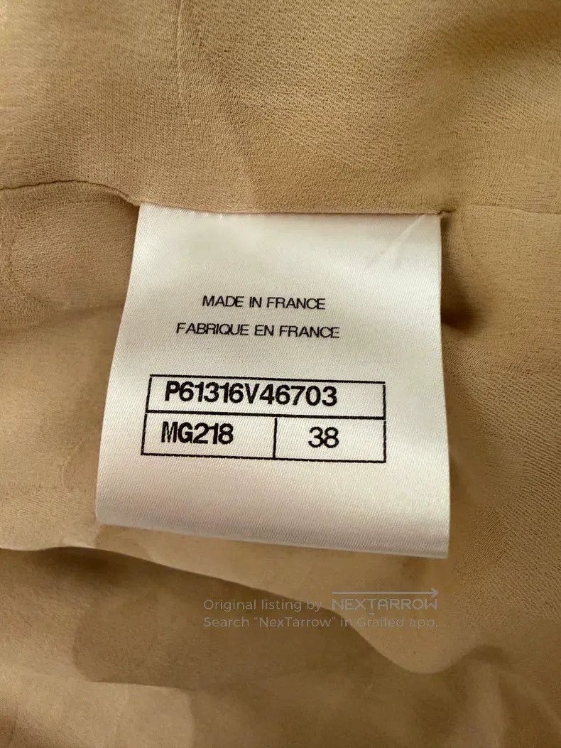 Chanel Chanel 19S beach series gold plaid suit jacket Size XS / US 0-2 / IT 36-38 - 4 Thumbnail