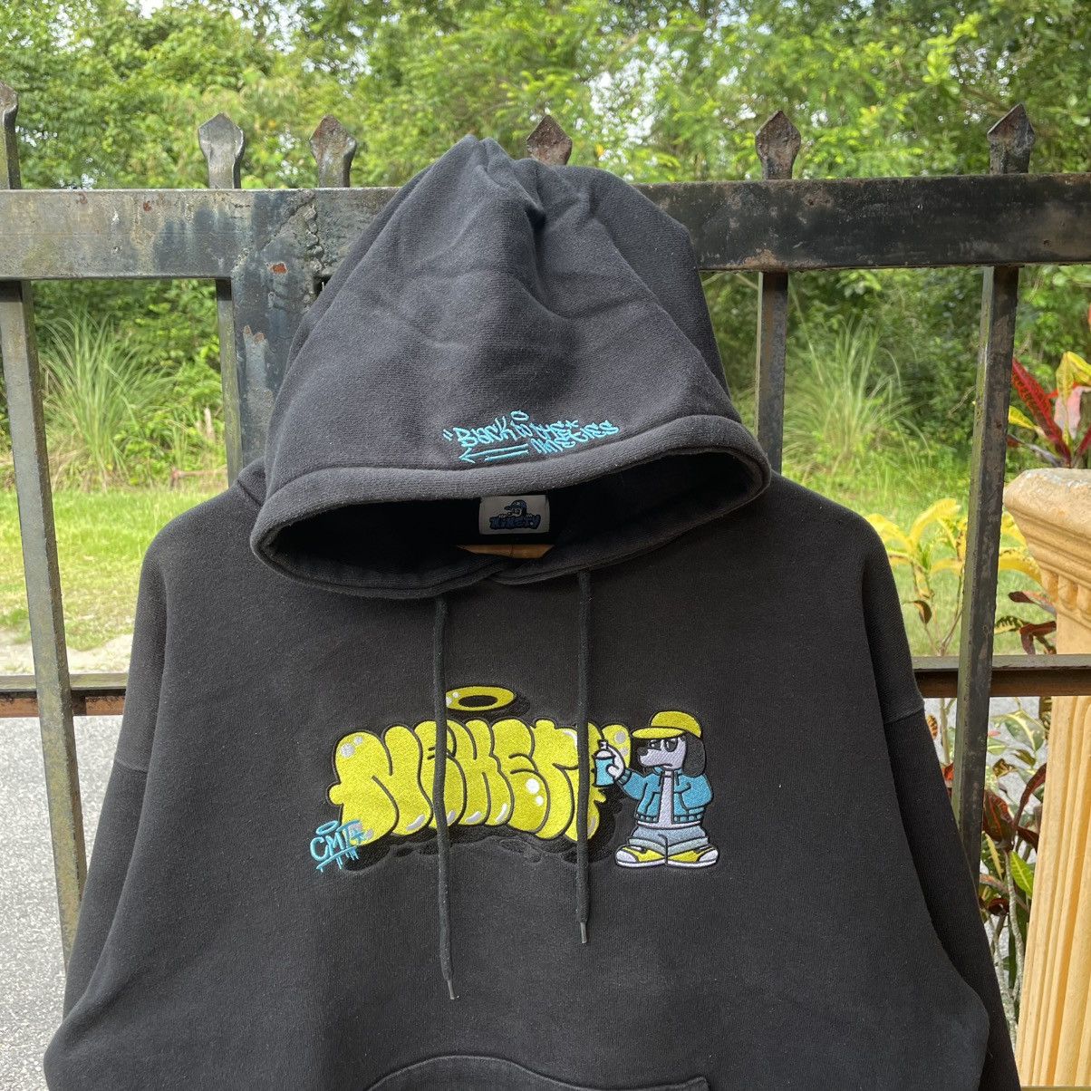 Rap Tees × Welcome Skateboards 🔥Vintage 90s Kikety Big Logo Skate Hip Hop Pullover Hoodie Size US L / EU 52-54 / 3 - 4 Thumbnail