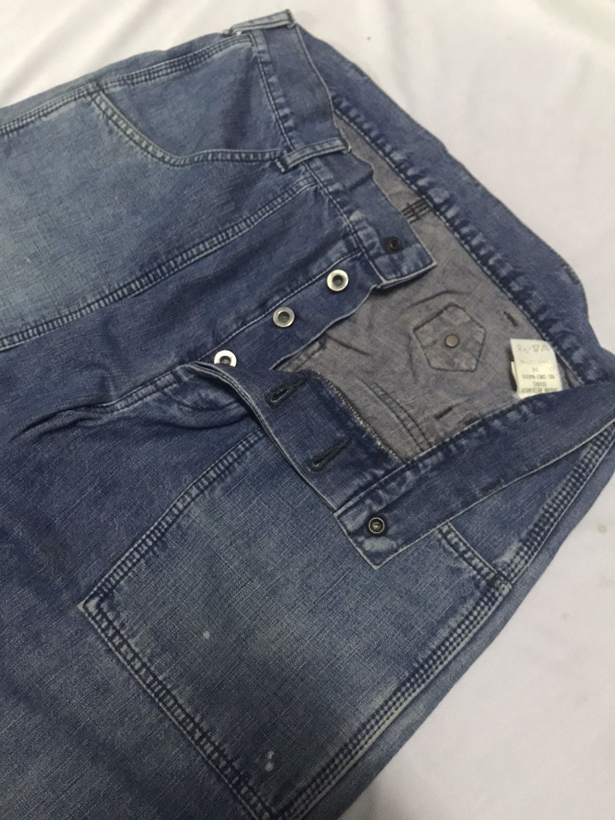 URBAN RESEARCH DOORS Urban Research Door - Baker Jeans Buckle Back Wide Leg Jeans Size US 32 / EU 48 - 5 Thumbnail