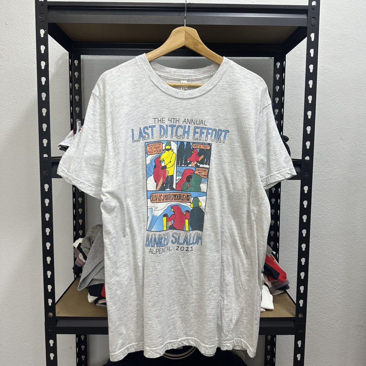 American Apparel × Vintage Rare Annual Last Ditch Effort Tees Size US L / EU 52-54 / 3 - 1 Thumbnail