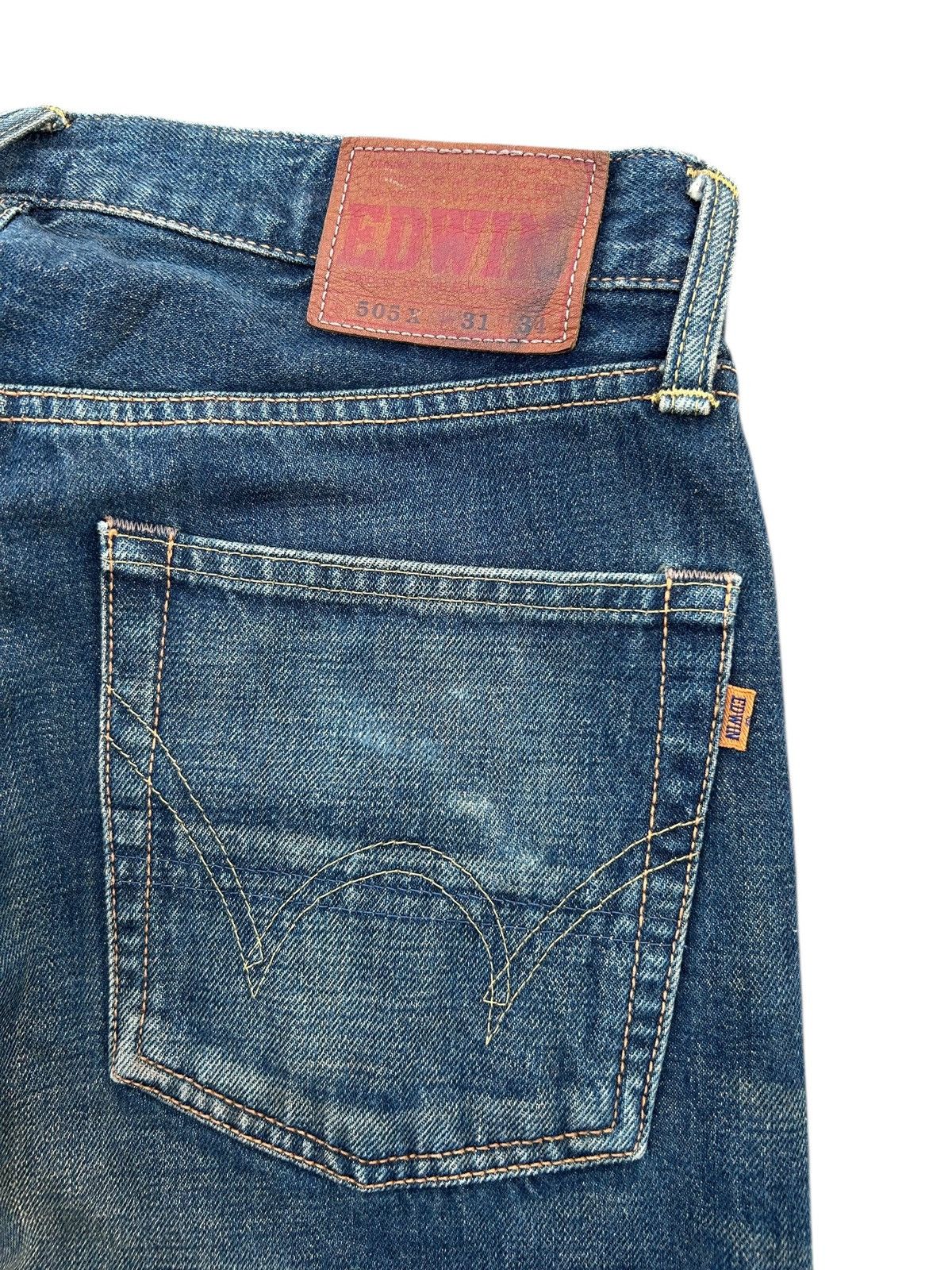 Kapital Vintage Edwin 505X Selvedge Baggy Rusty Distressed Denim Size US 31 - 8 Thumbnail