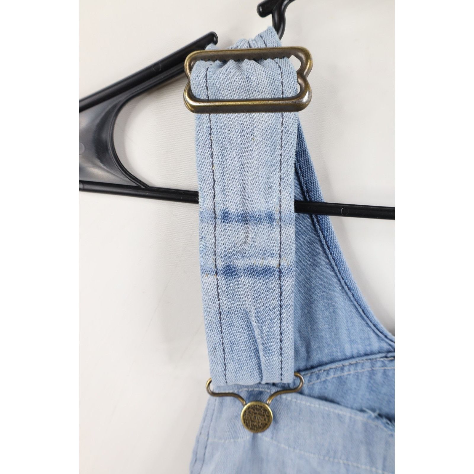 Vintage Vintage 60s 70s Streetwear Thrashed Denim Jean Overalls Size US 32 / EU 48 - 16 Thumbnail