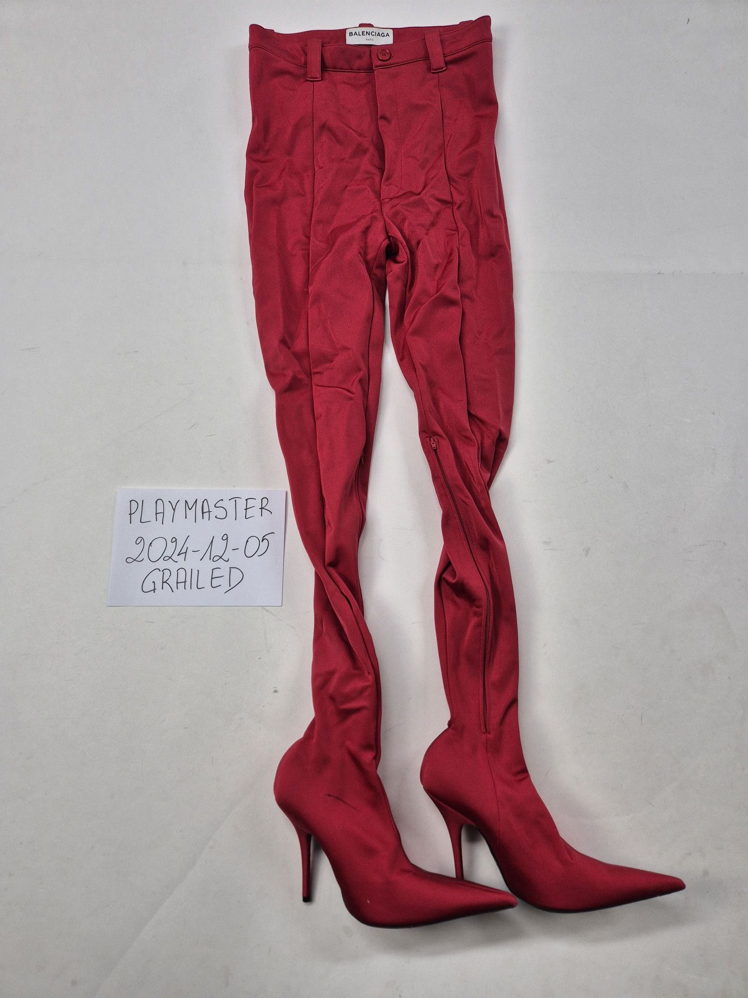Balenciaga Balenciaga red leggings-high heel shoes Size US 8 / IT 38 - 2 Thumbnail