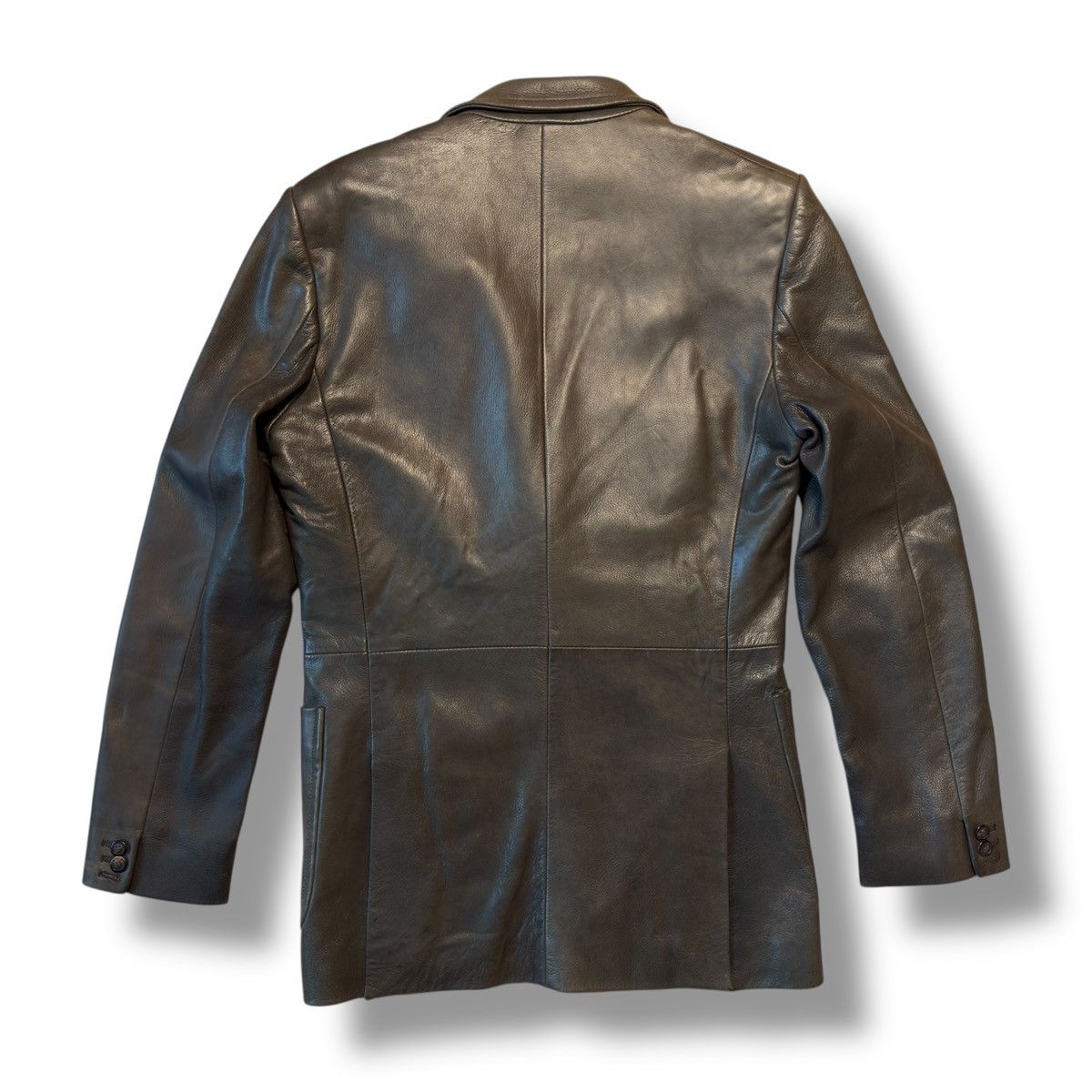 Maison Margiela AW2005 Maison Margiela Leather Blazer Jacket Size US M / EU 48-50 / 2 - 2 Thumbnail