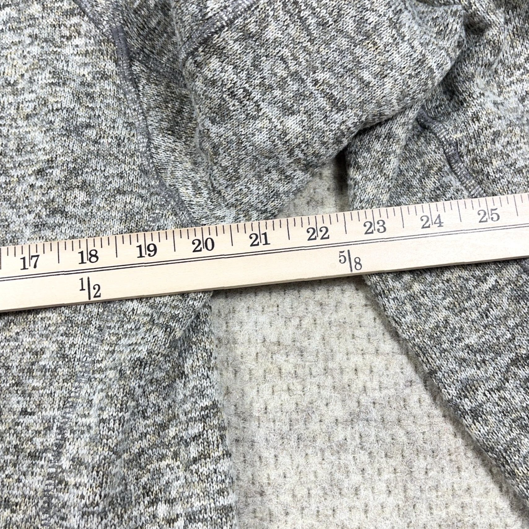 Eddie Bauer Eddie Bauer Sweater Men Large Gray Pullover 1/4 Zip Fleece Jacket Heather Knit - Classic Outdoor | Mens | Regular Fit Size US L / EU 52-54 / 3 - 7 Thumbnail