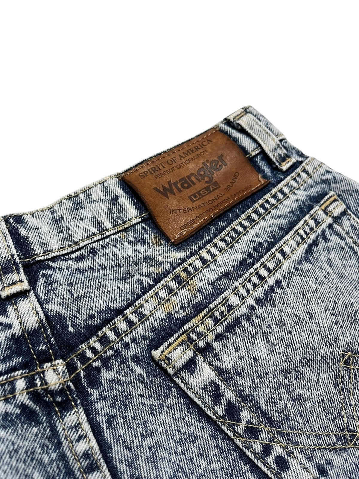 Japanese Brand × Vintage × Wrangler WRANGLER ACID WASH JEANS Size US 30 / EU 46 - 10 Thumbnail