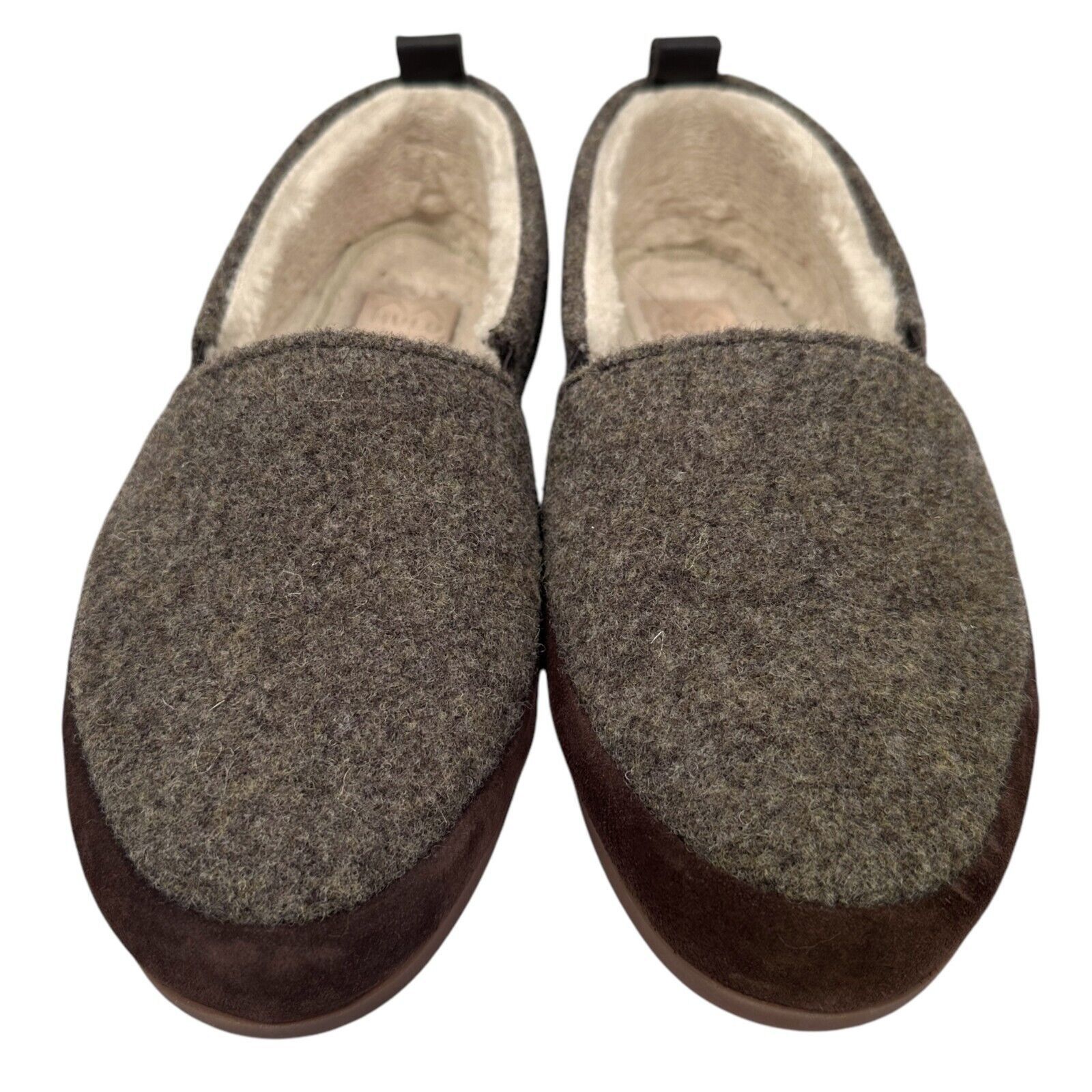 MULO Mulo Shearling Suede Loafer Mens US 9 Brown Slipper Shoe Size US 9 / EU 42 - 2 Thumbnail