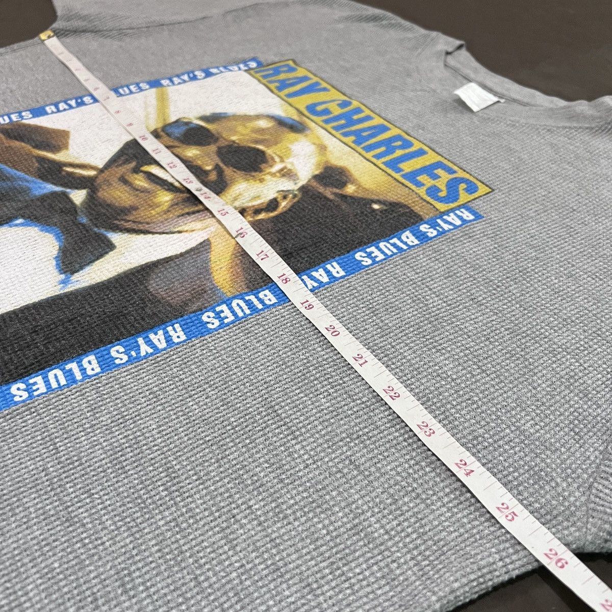 Vintage Y2K Ray Charles Tee R&B soul blues gospel country jazz Size US L / EU 52-54 / 3 - 7 Thumbnail