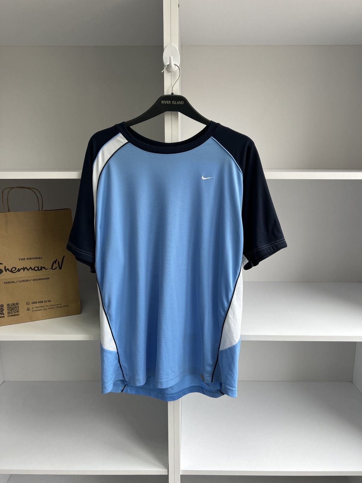 Nike × Vintage Vintage Nike Dri-Fit Tennis Jersey Size US L / EU 52-54 / 3 - 5 Thumbnail