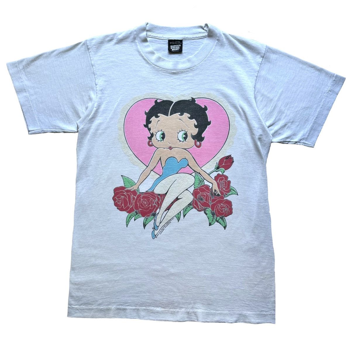 Vintage Rare 1990 Vintage Betty Boop T Shirt Size US M / EU 48-50 / 2 - 1 Thumbnail