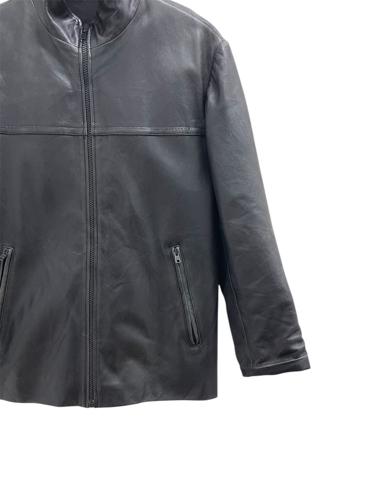 Leather Wind Armor Leather Biker Jacket Size US S / EU 44-46 / 1 - 4 Thumbnail