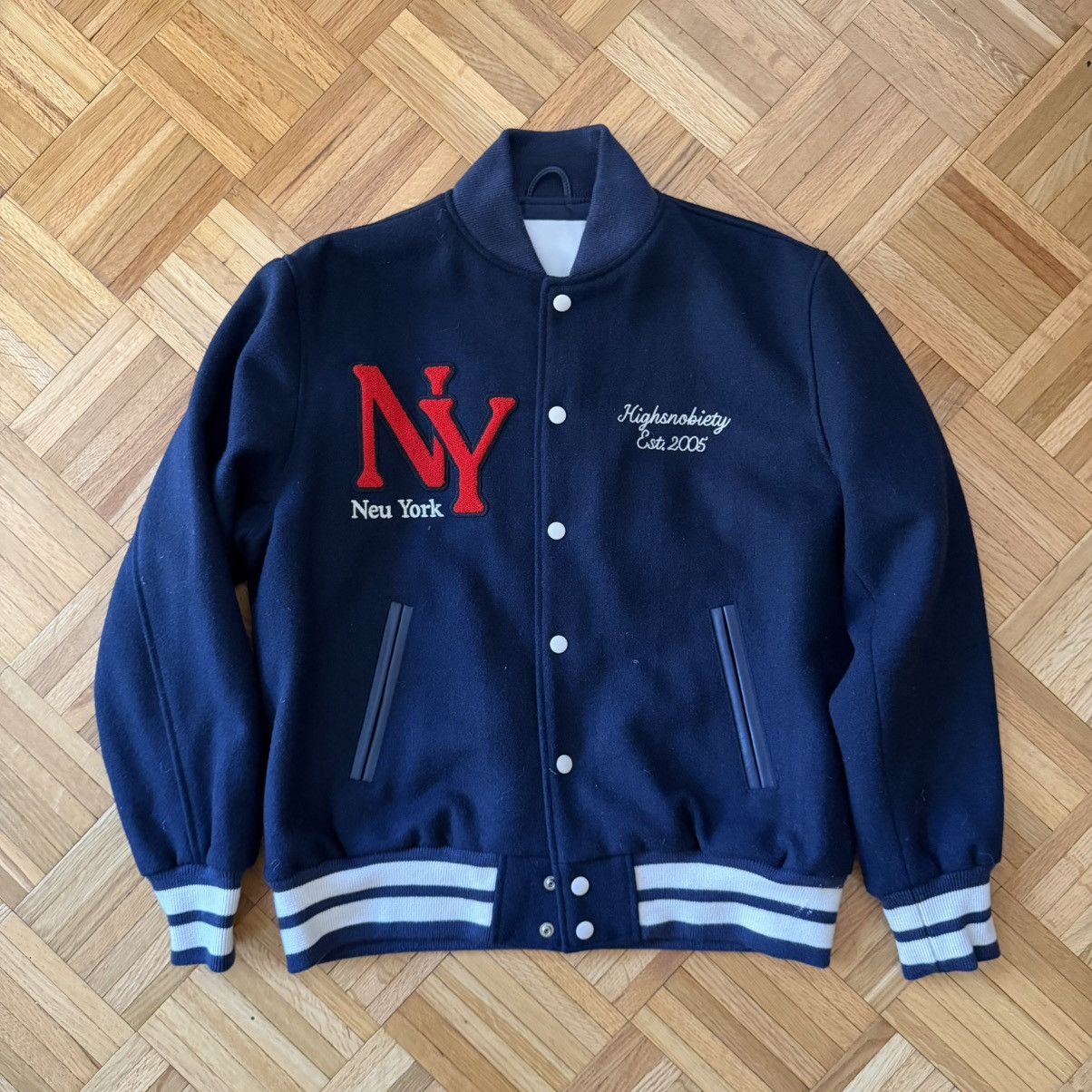 Highsnobiety $315 Highsnobiety Wool Blend Neu York Varsity Jacket Size US S / EU 44-46 / 1 - 1 Thumbnail