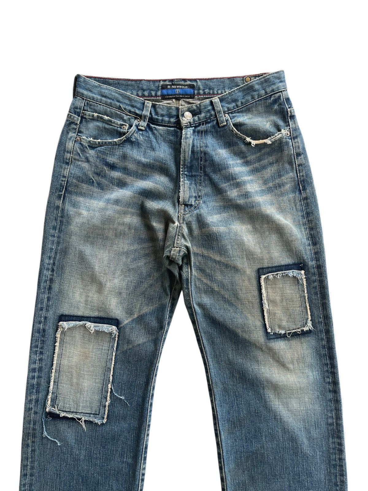 Paul Smith R.newbold H04z Patchwork Denim Size US 31 - 3 Thumbnail