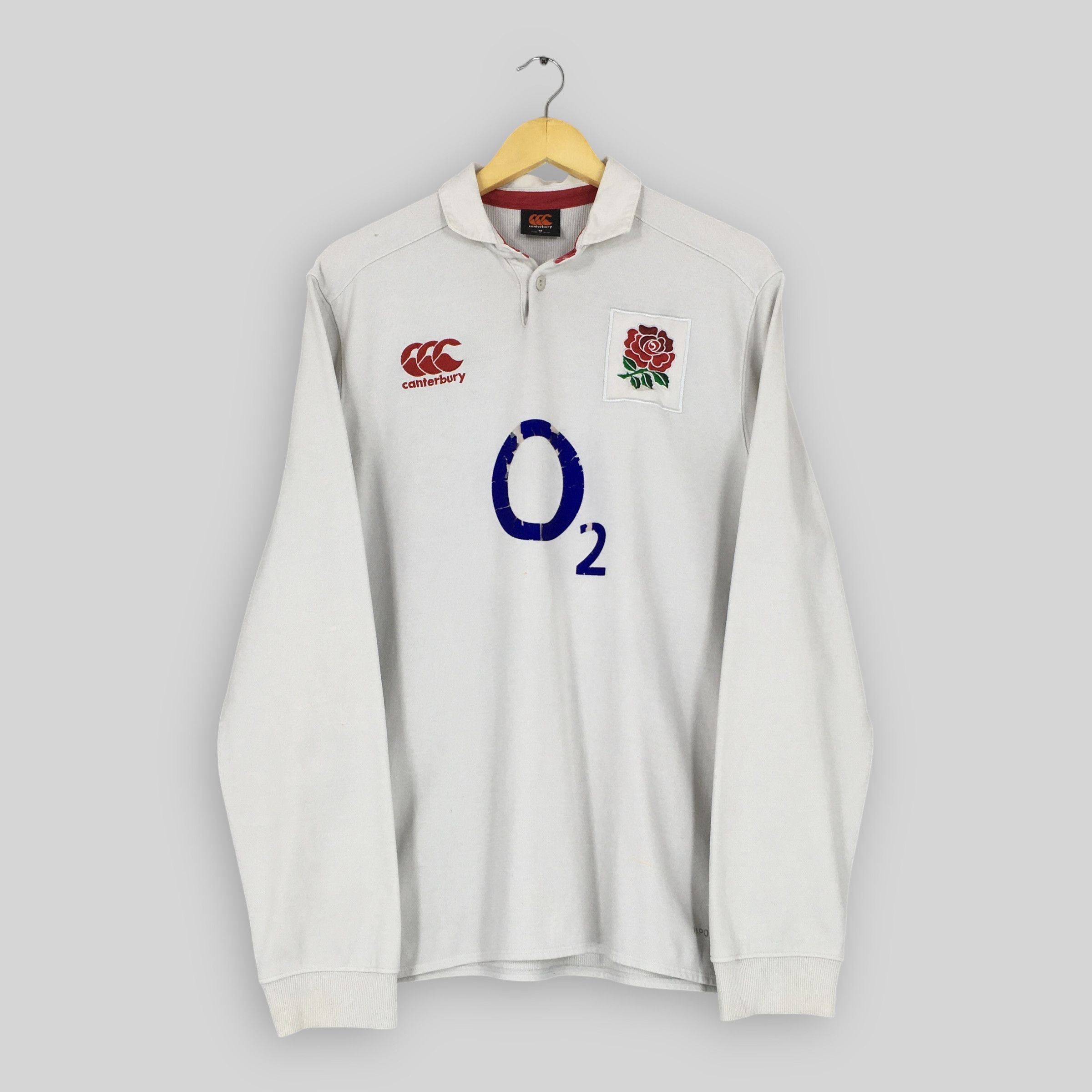 Canterbury of New Zealand Vintage Canterbury England Home Rugby Union Shirt Medium Size US M / EU 48-50 / 2 - 1 Thumbnail