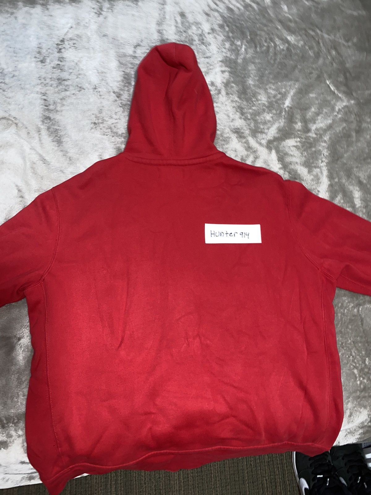 Polo Ralph Lauren × Vintage Vintage Polo Red Hoodie Size US XXL / EU 58 / 5 - 4 Thumbnail