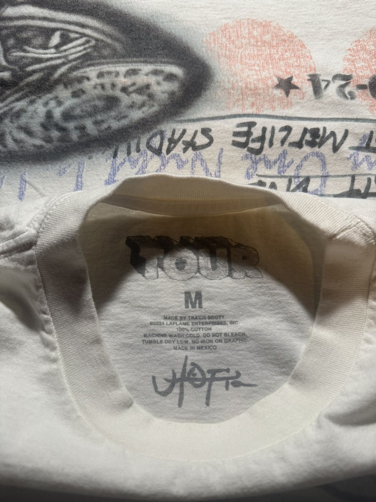 Travis Scott TRAVIS SCOTT EXCLUSIVE UTOPIA TOUR TEE Size US M / EU 48-50 / 2 - 4 Thumbnail