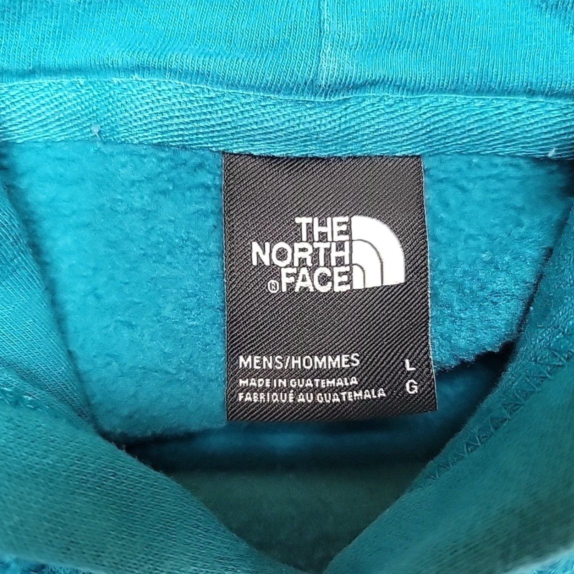The North Face The North Face Hoodie Mens Large Green Logo Front Hooded Classic Retro Pullover Size US L / EU 52-54 / 3 - 4 Thumbnail