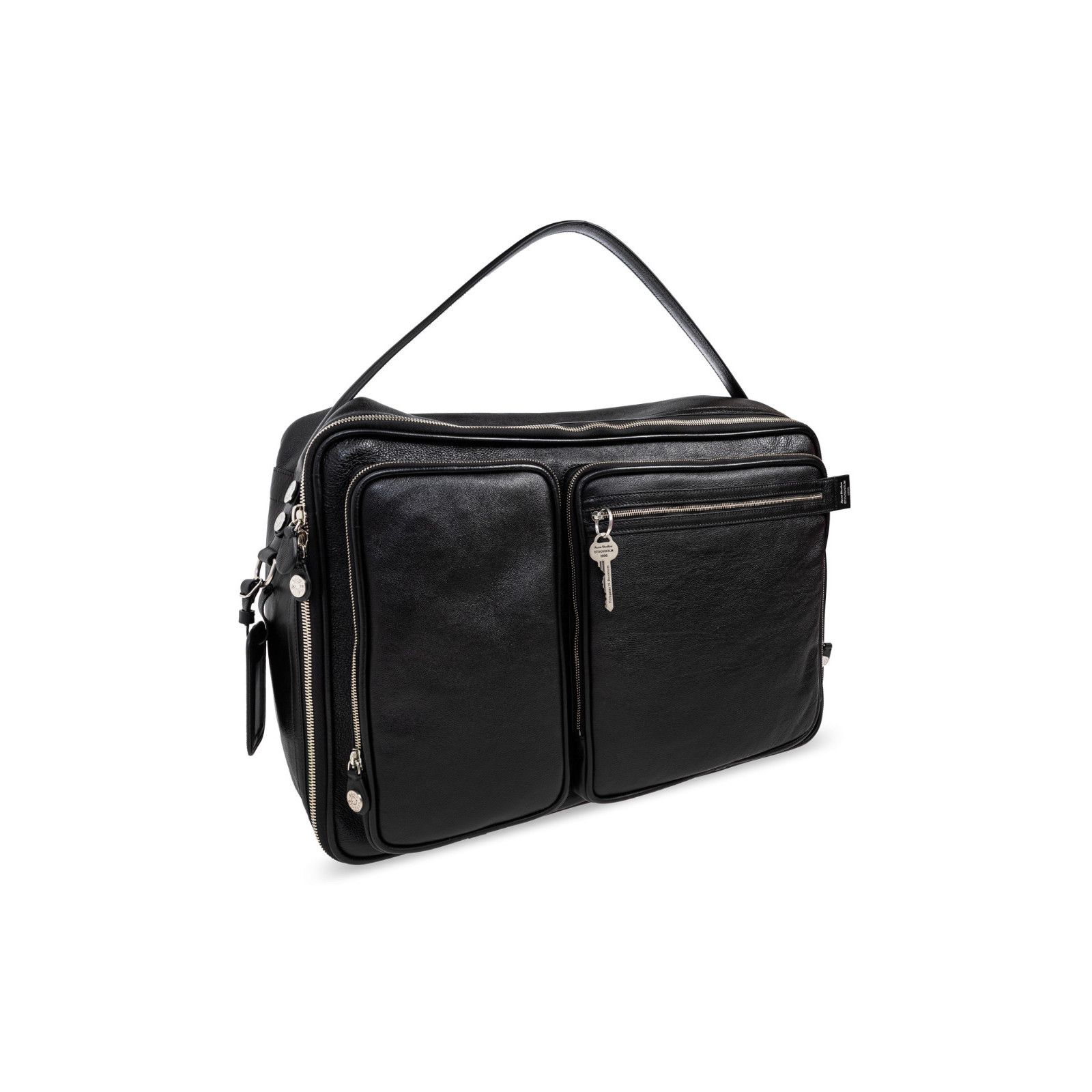 Acne Studios ACNE STUDIOS Multipocket Black Leather Shoulder Bag New & Au Size ONE SIZE - 3 Thumbnail