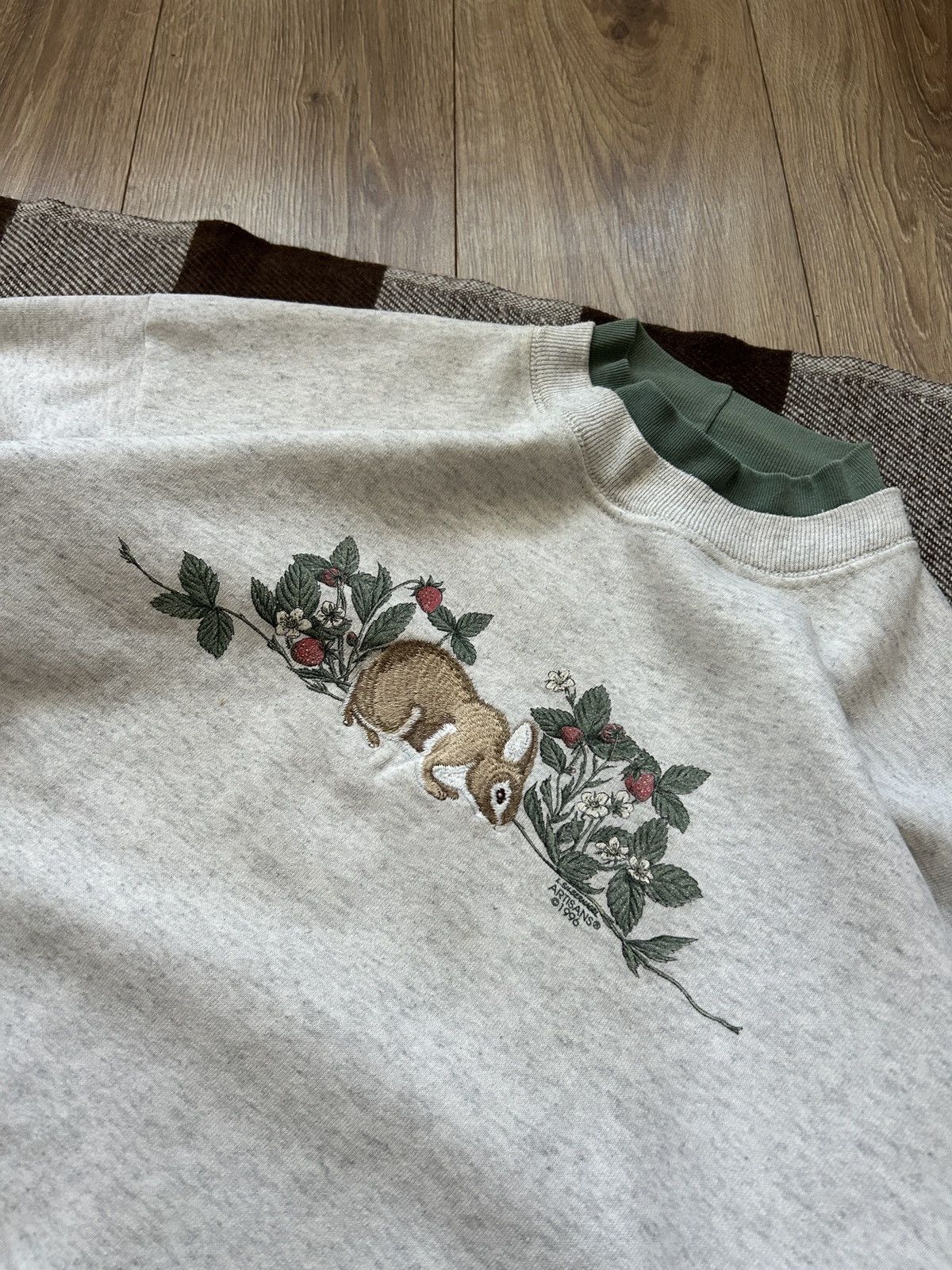 Lee × Vintage Very Rare vintage Lee Riders Artisans 1996 sweatshirt mens Size US L / EU 52-54 / 3 - 3 Thumbnail