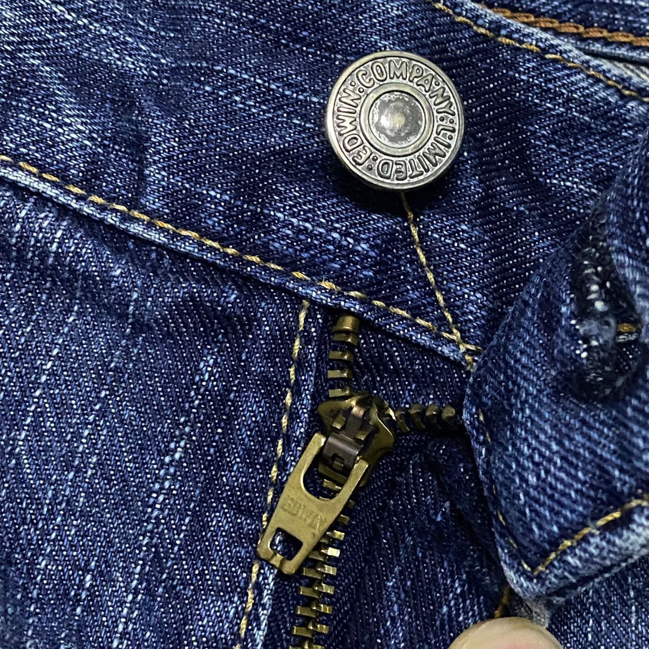 Edwin 💥Flare💥Vintage Edwin Exclusive Vintage Distressed Denim Size US 33 - 17 Thumbnail