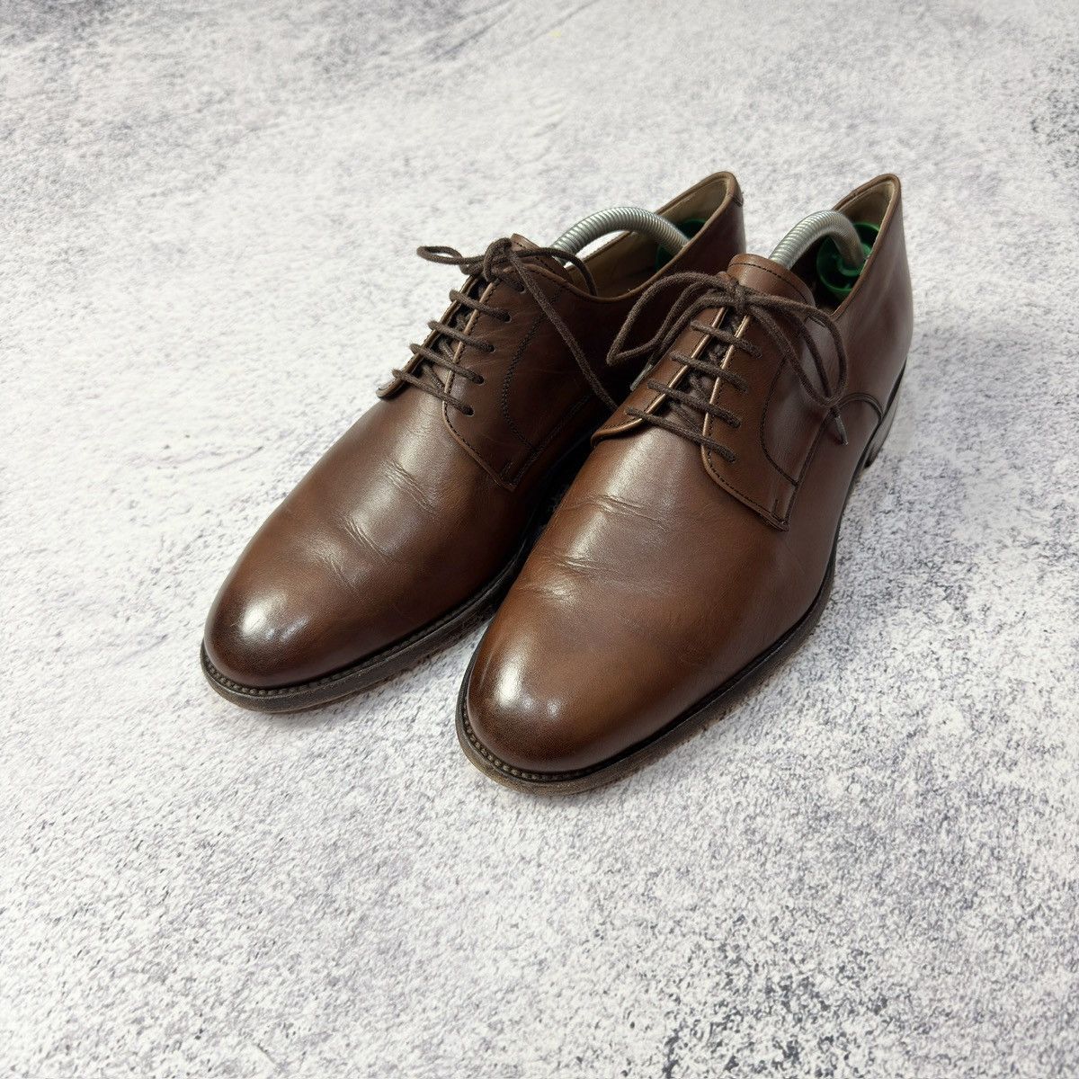 Designer Shoepassion Handmade Welted Brown Derbies US8.5 UK7.5 EU41 Size US 8.5 / EU 41-42 - 2 Thumbnail
