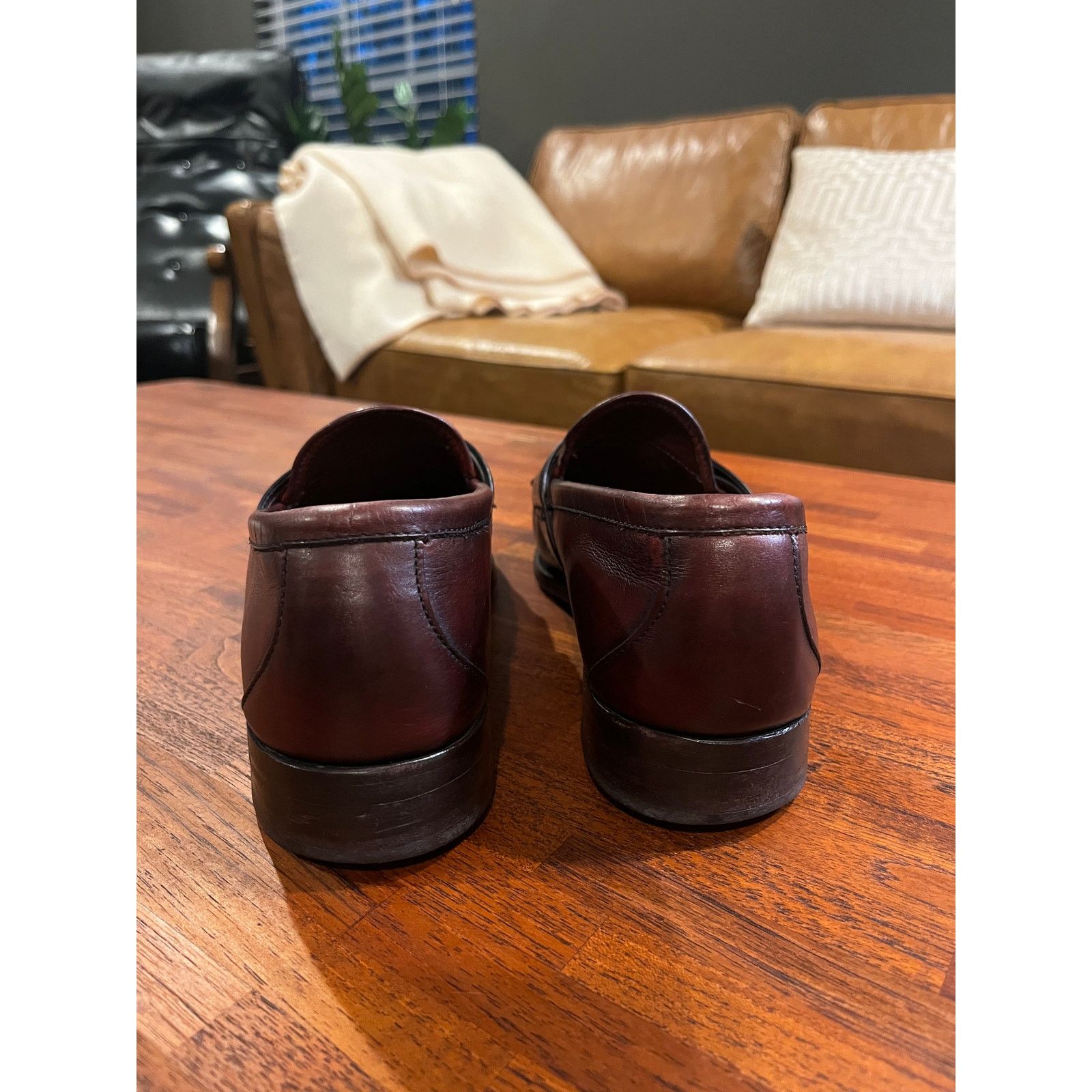 Allen Edmonds Allen Edmonds Enfield Kiltie Loafer Burgundy Men's 9.5D Size US 9.5 / EU 42-43 - 7 Thumbnail