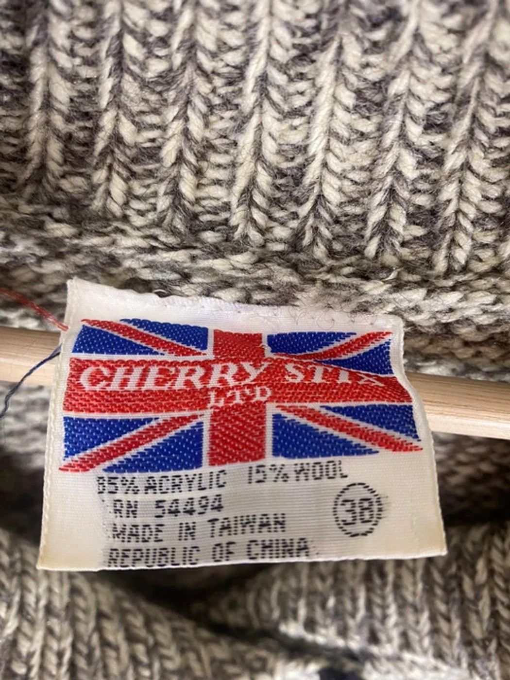 Vintage Vintage English Fisherman's Knit Sweater Size US S / EU 44-46 / 1 - 1 Thumbnail