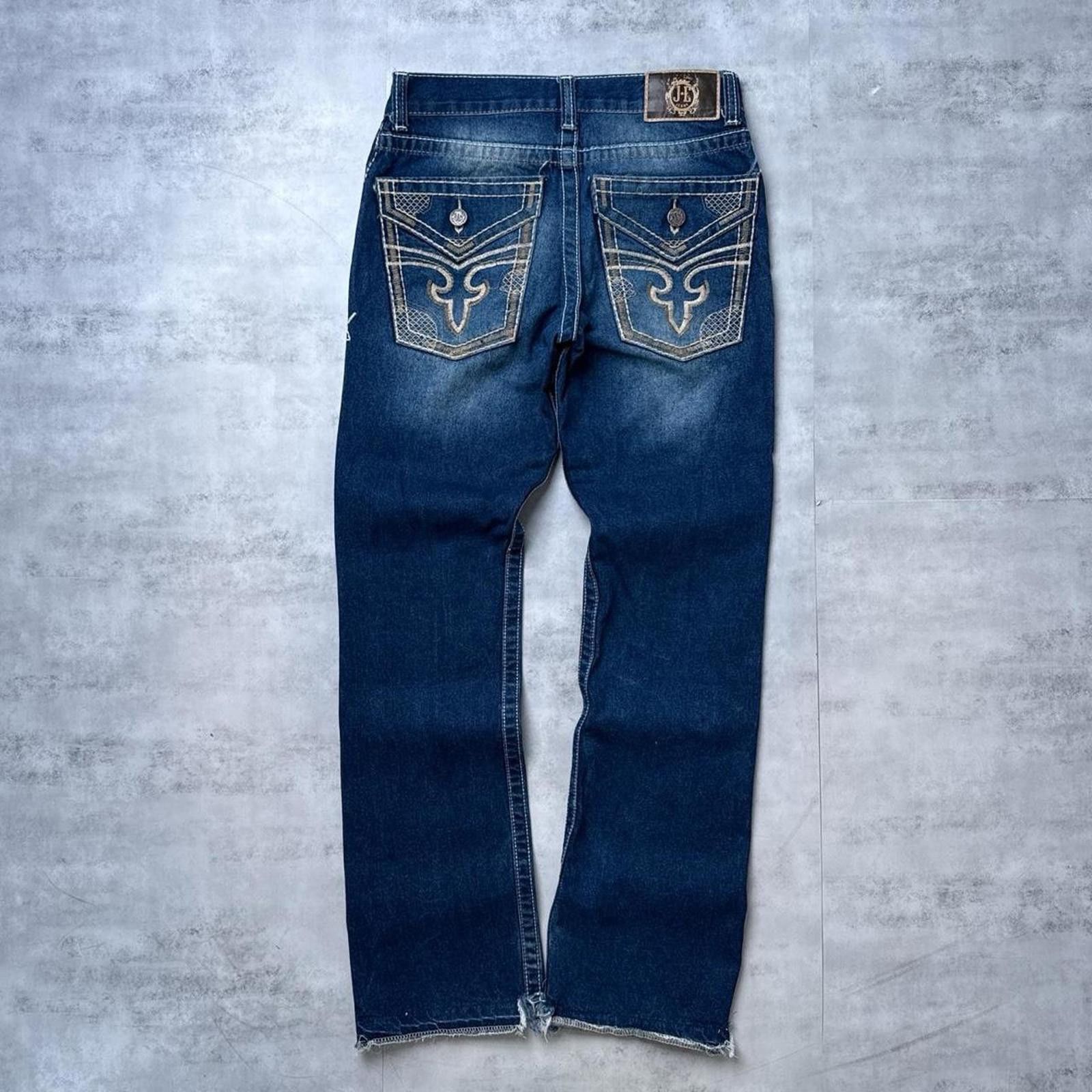 Other Y2K J.E. Denim 00s Bootcut Cowboy Jeans Size 28" / US 6 / IT 42 - 1 Thumbnail