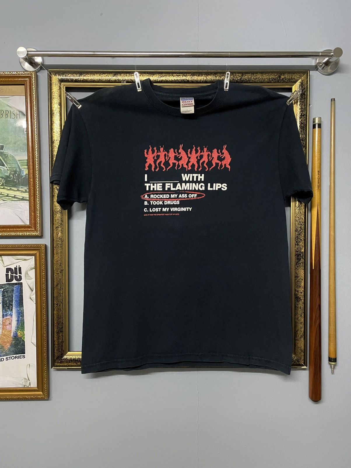 Band Tees Vintage Original The Flaming Lips Rocked My Ass Fade Tshirt Size US L / EU 52-54 / 3 - 1 Thumbnail