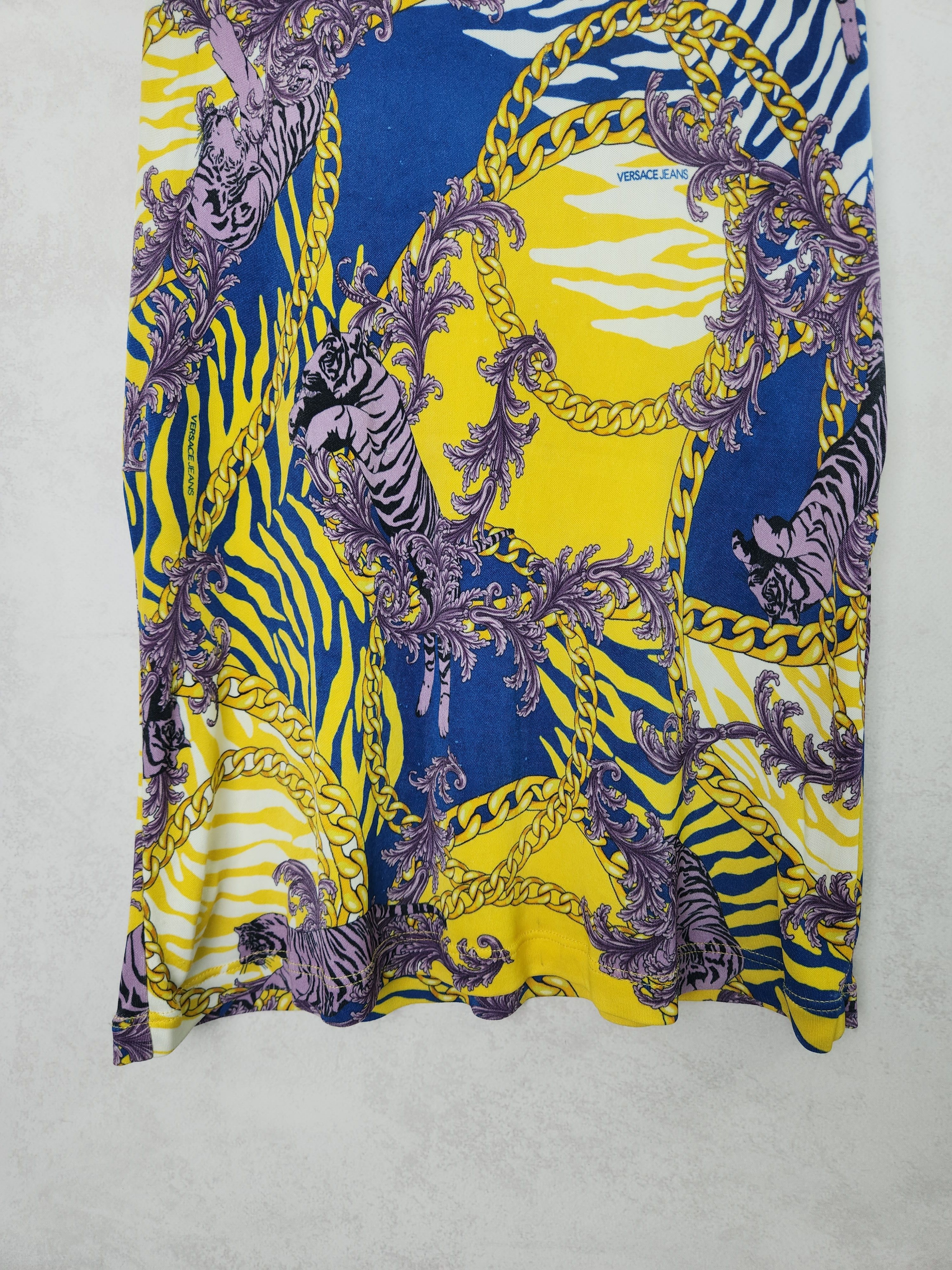 Versace Versace Jeans multicolor floral tank top Size S / US 4 / IT 40 - 3 Thumbnail
