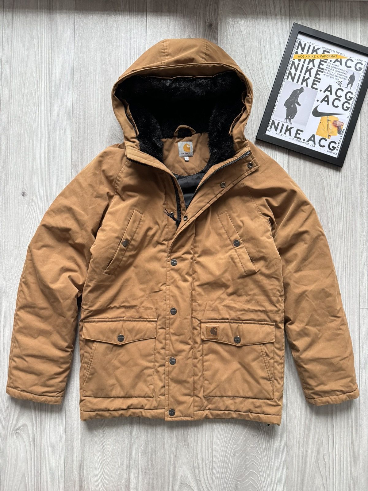 Carhartt 90's style trapper parka jacket