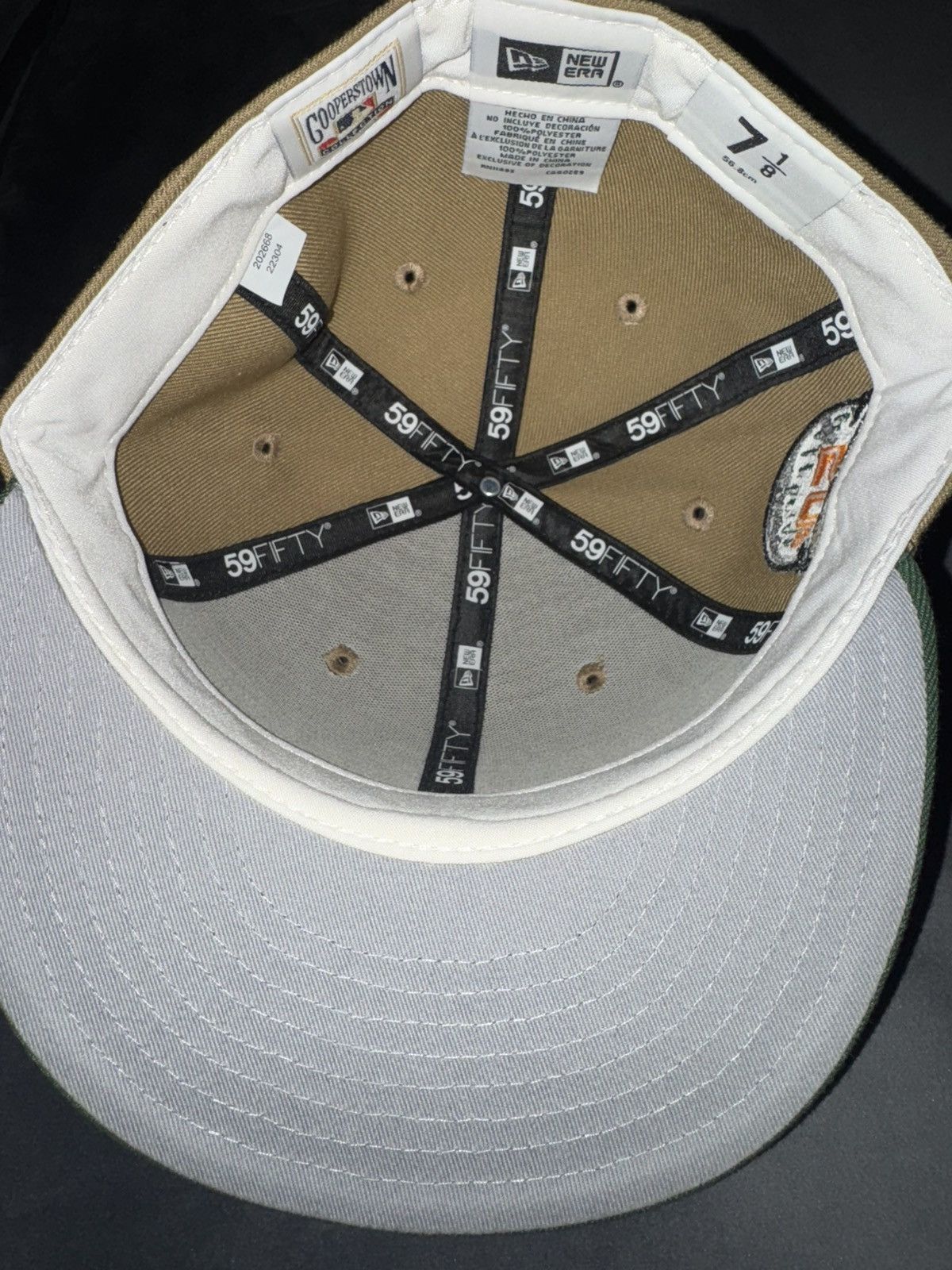 New Era New Era 59Fifty New York Mets 50th Anniversary Khaki Size ONE SIZE - 3 Thumbnail