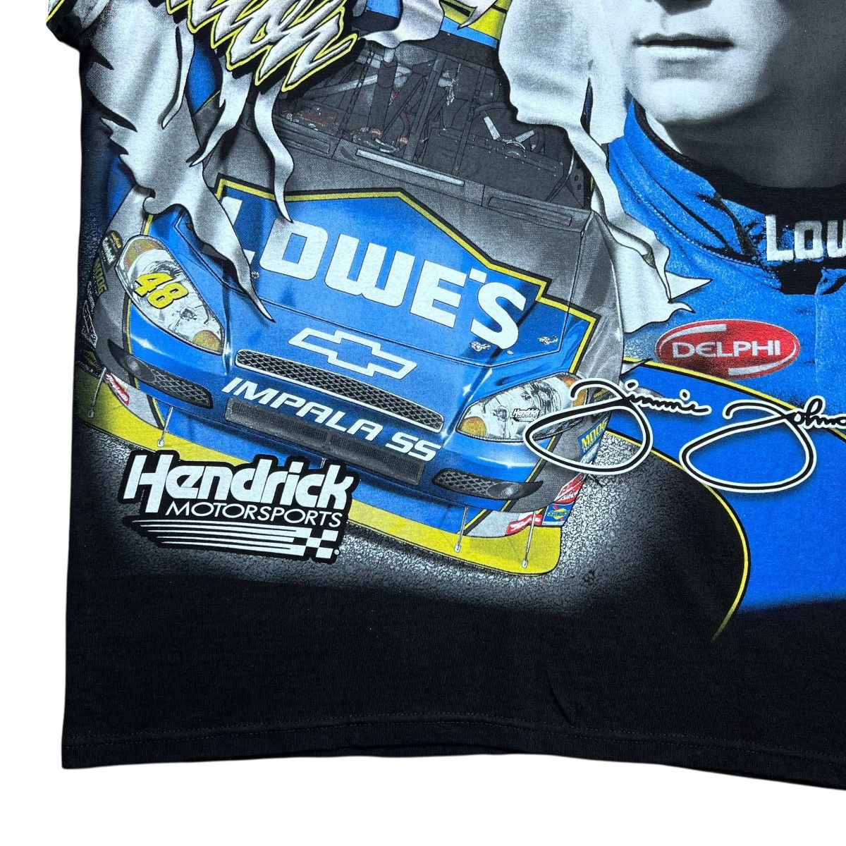 Chase Authentics 08 NASCAR Jimmie Johnson Chase Authentics All Over Print Tee Size US L / EU 52-54 / 3 - 7 Thumbnail