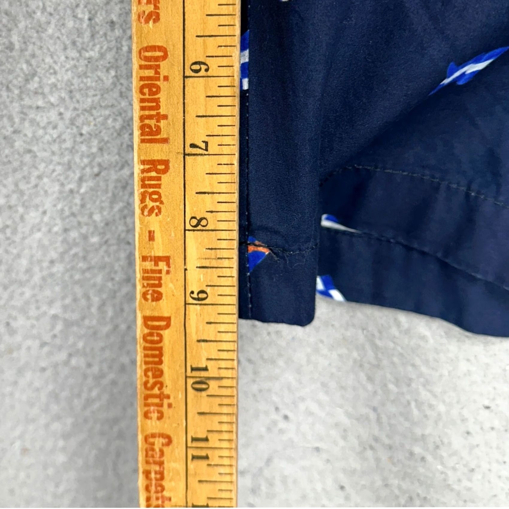 Nautica Nautica Mens Cargo Shorts 38 Navy Blue Flag Print Flat Front 100% Cotton NEW Size US 38 / EU 54 - 7 Thumbnail
