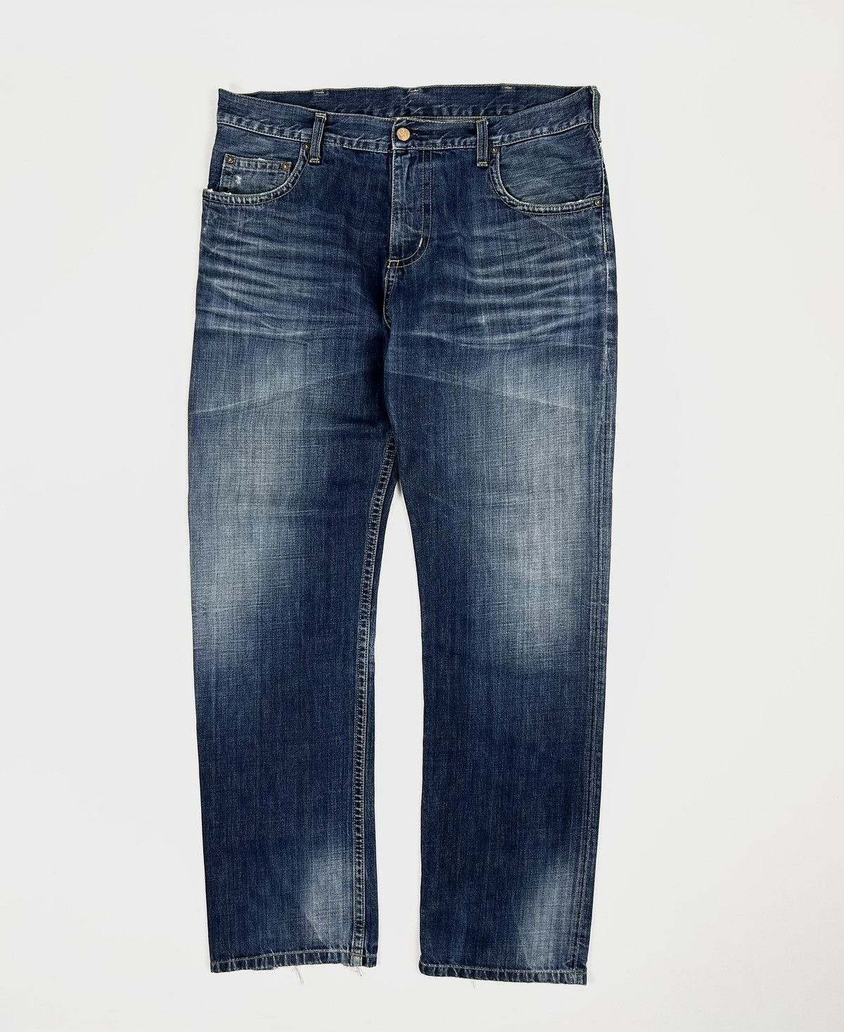 Carhartt Vintage Carhartt Jeans Y2k Blue Denim Pants Size L Size US 34 / EU 50 - 2 Thumbnail