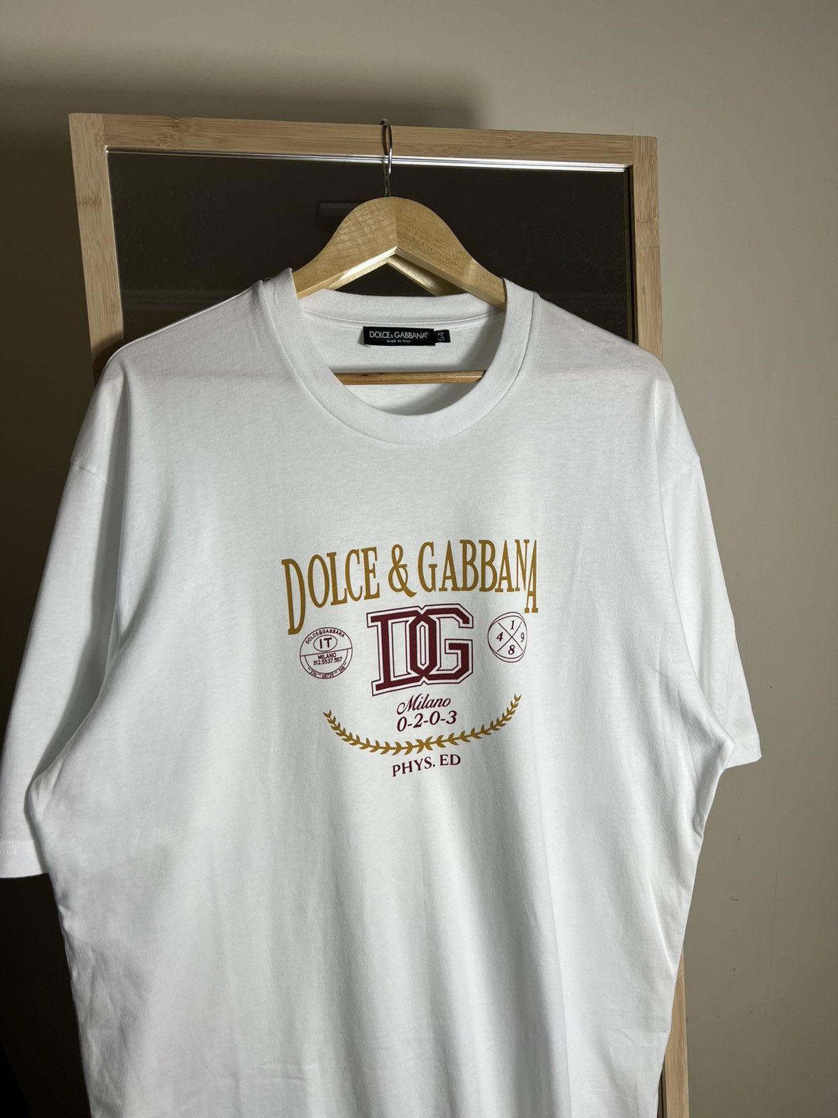 Dolce & Gabbana Dolce & Gabbana 54 big logo tee T-shirt Luxury Y2K Size US L / EU 52-54 / 3 - 3 Thumbnail