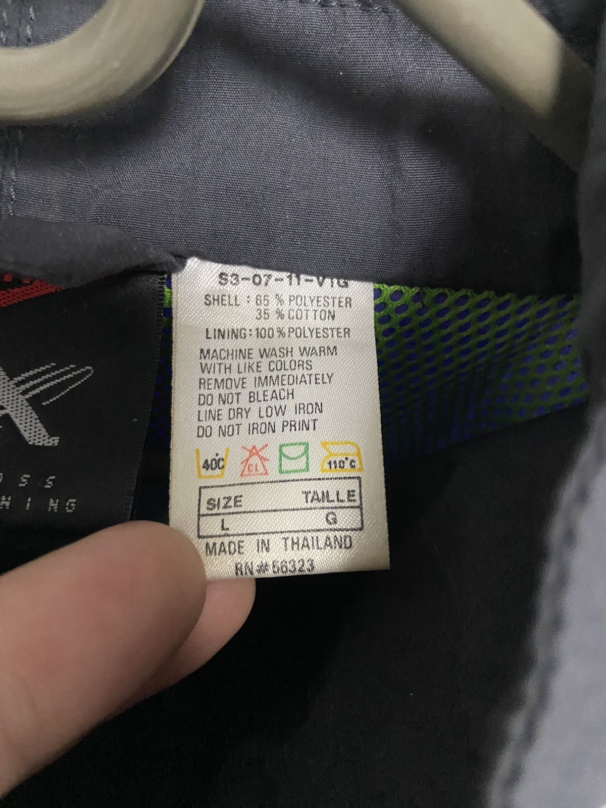 Nike × Vintage Nike Vintage Jacket Nylon Logo Big Print Logo Y2K Size US L / EU 52-54 / 3 - 7 Thumbnail