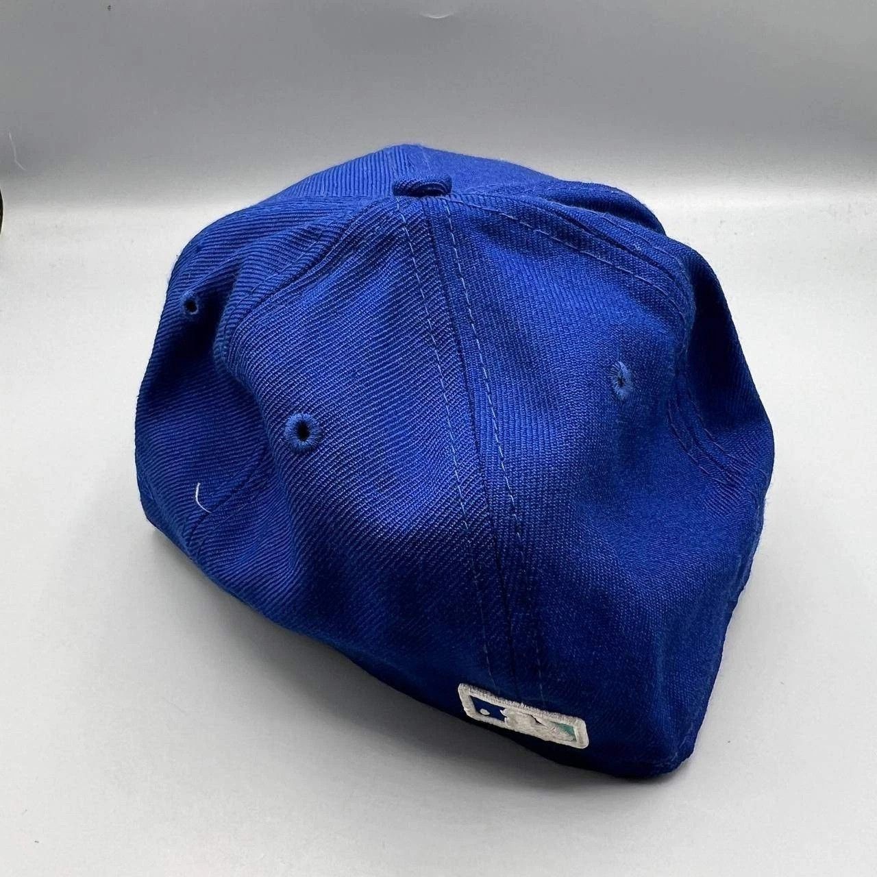 New Era Miami Marlins Hat Men 7 Blue Gray Embroidered Fitted Cap Size ONE SIZE - 5 Thumbnail
