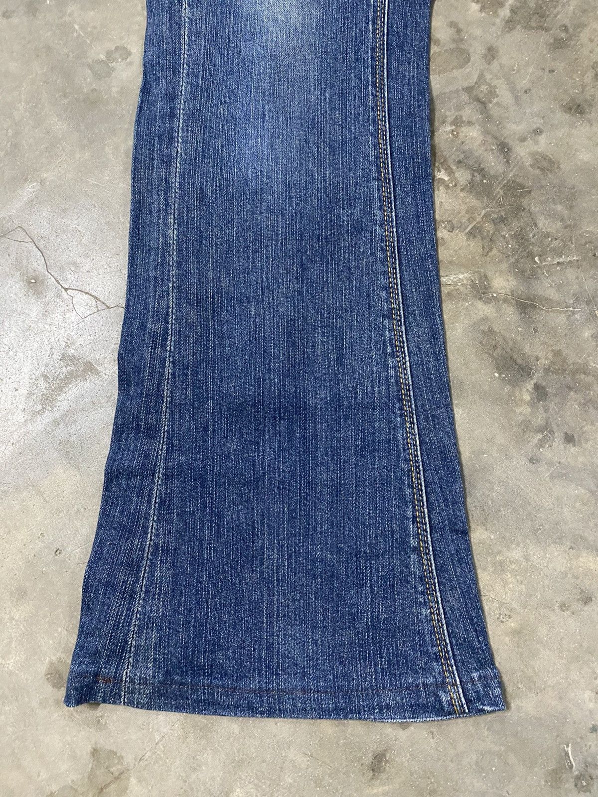 Hysteric Glamour × If Six Was Nine × Japanese Brand Flare Jeans Japan Georgia Love Jeans @255 Size US 31 - 3 Thumbnail