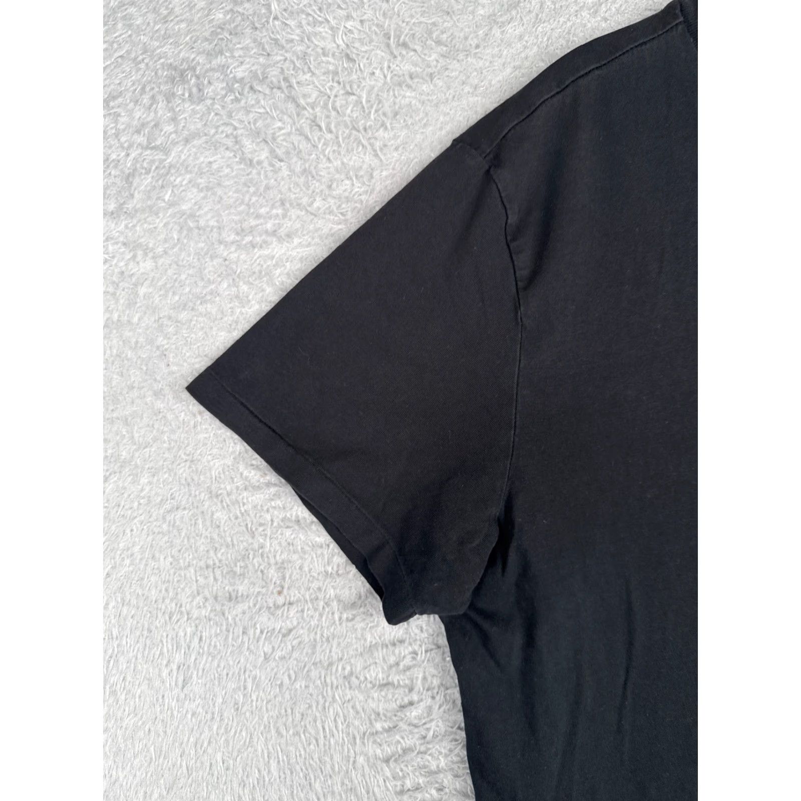 Ralph Lauren VINTAGE Polo Ralph Lauren Shirt Adult Large Black V-Neck 100% Cotton Short Sleeve READ Size US L / EU 52-54 / 3 - 3 Thumbnail