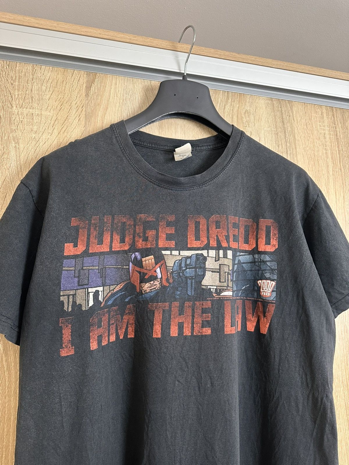 Vintage 🔥 JUDGE DREDD Vintage Cartoon Movie T Shirt Tee USA Anime Size US L / EU 52-54 / 3 - 13 Thumbnail