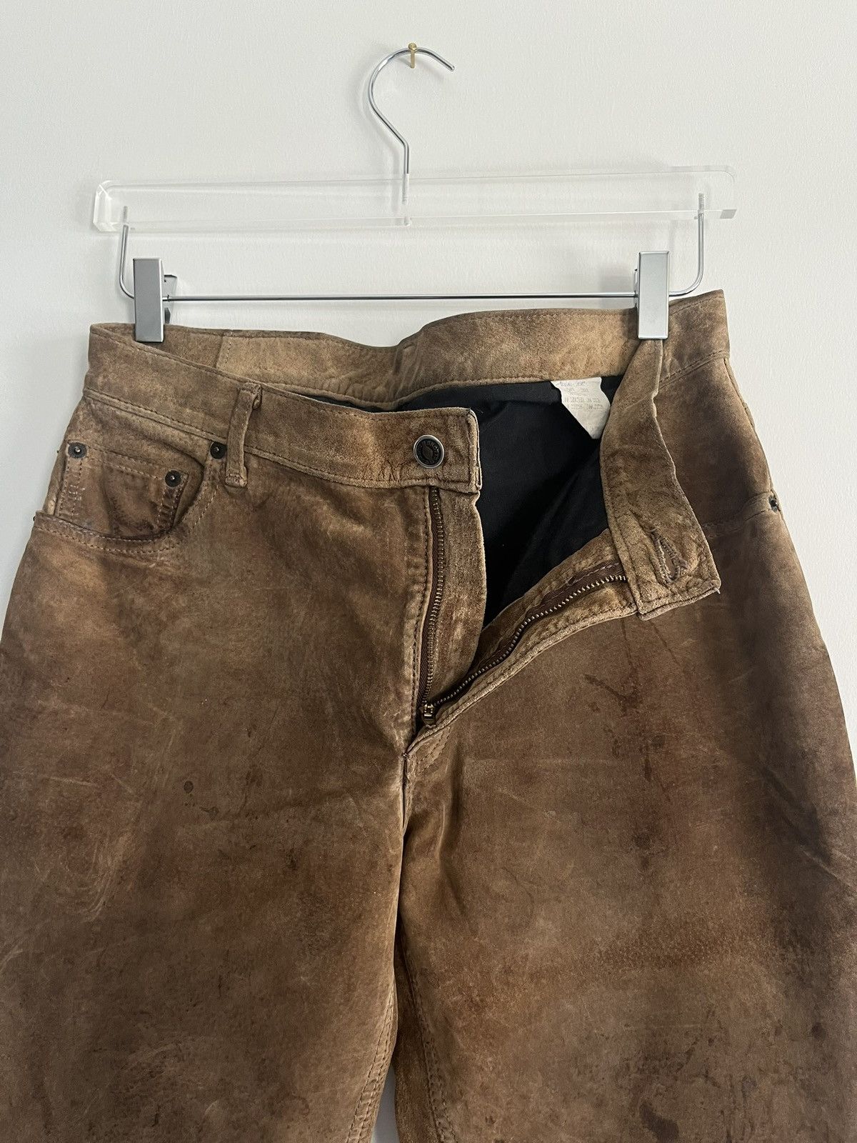 Other 70’s Skotts Suede Welder Pants Size US 32 / EU 48 - 4 Thumbnail