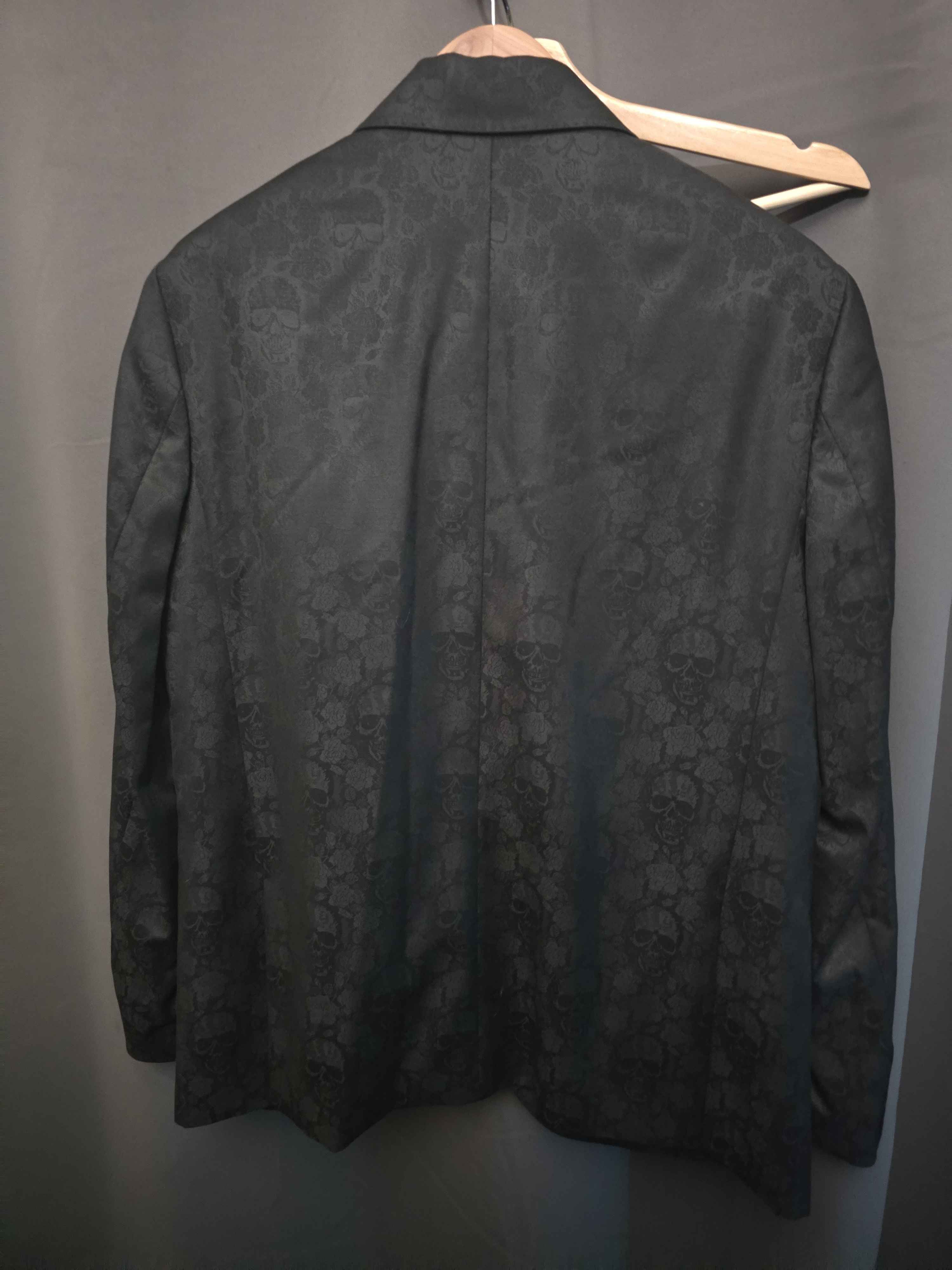 Karl Lagerfeld Karl Lagerfeld Men's Skull Jacquard Blazer Size 42R - 4 Thumbnail