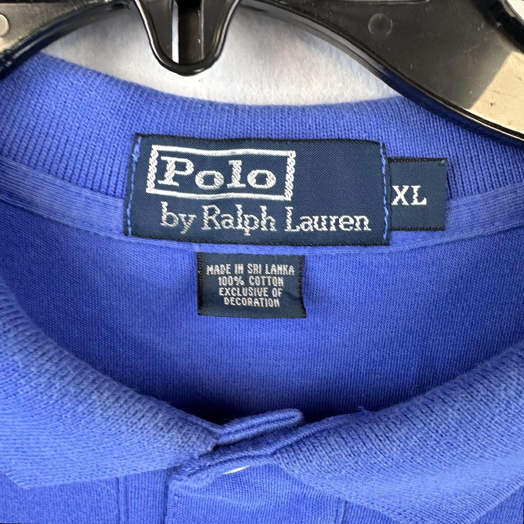 Polo Ralph Lauren Polo Ralph Lauren Polo Shirt Mens XL Classic Fit Short Sleeve Pony Embroidered Blue Polo Bear 100% Cotton Size US XL / EU 56 / 4 - 5 Thumbnail