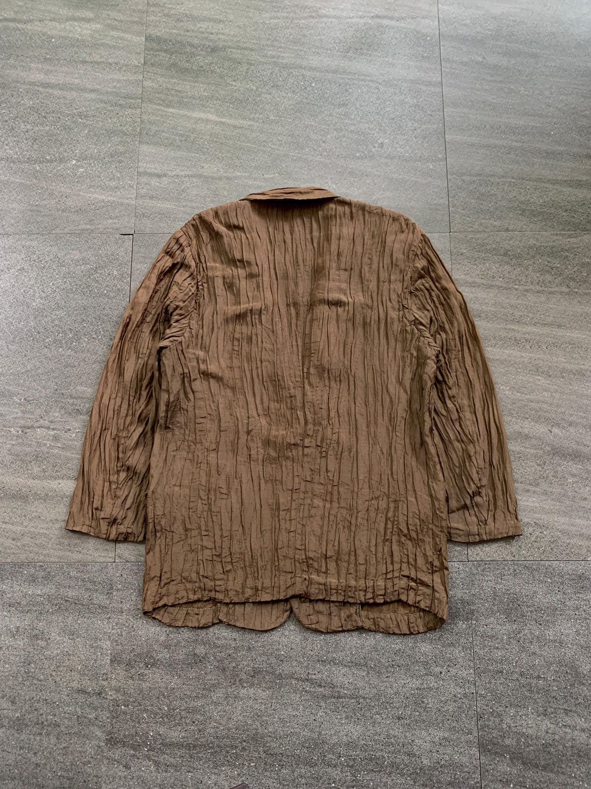 Issey Miyake FREE TAX! 90s Pleated Blazer Jacket Size US M / EU 48-50 / 2 - 6 Thumbnail
