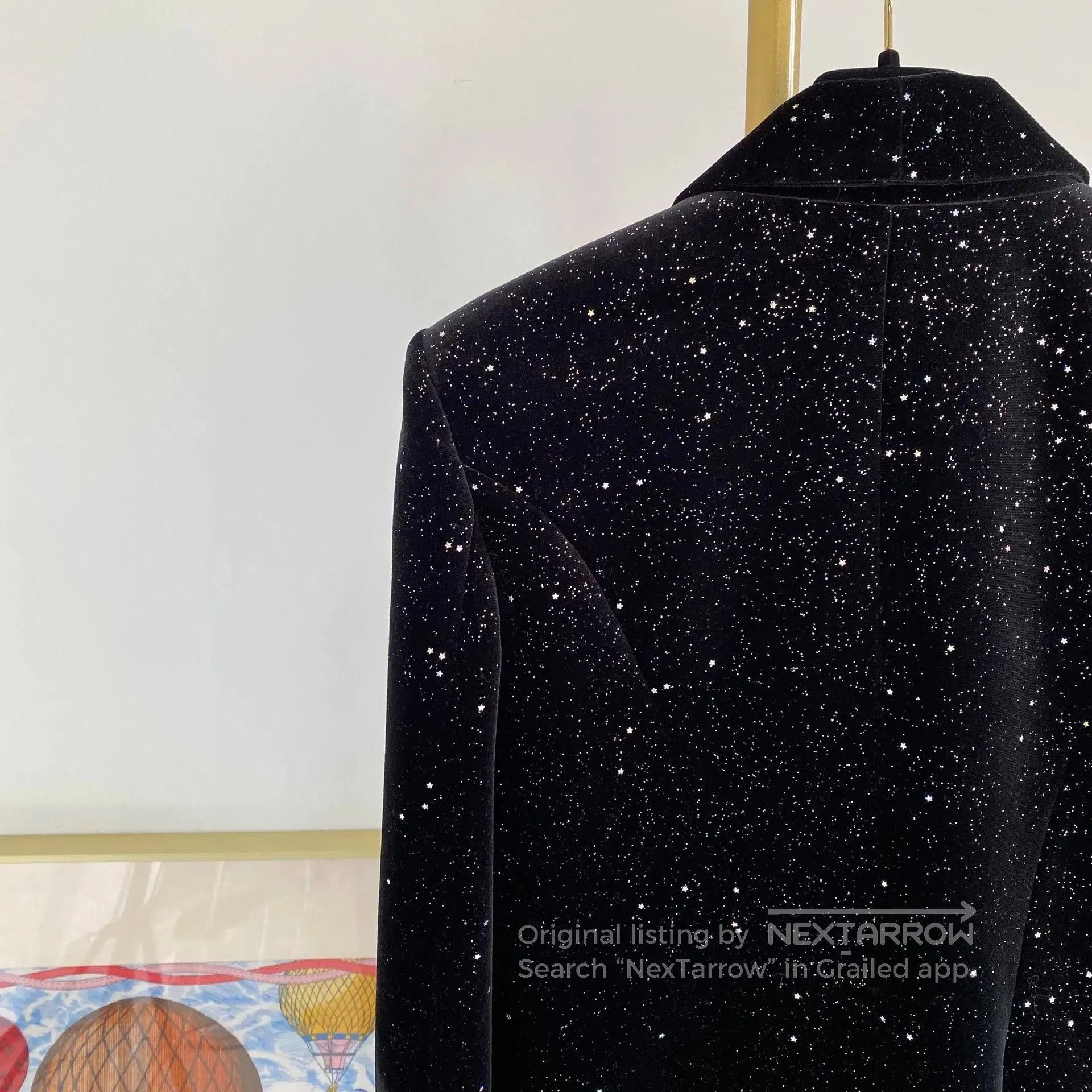 Balmain Balmain Black Velvet Coat Size 38. Size S / US 4 / IT 40 - 5 Thumbnail