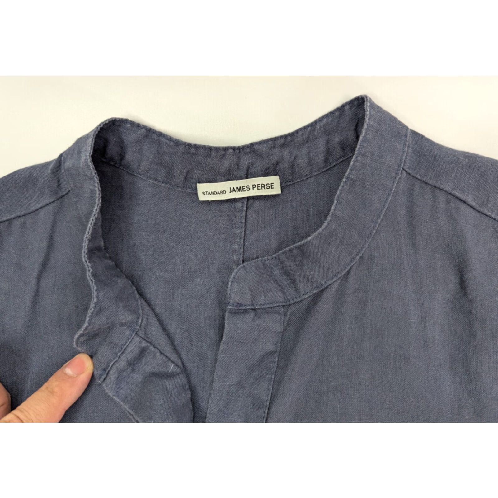 James Perse James Perse Dress Blouson Sleeveless Drawstring Waist Short Blue Women 3 Slate Blue Size XS / US 0-2 / IT 36-38 - 5 Thumbnail